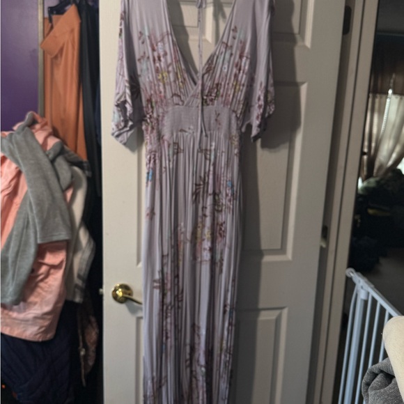 Worn 1x for my daughters wedding Floral Maxi Dress 1XLG - Picture 2 of 6
